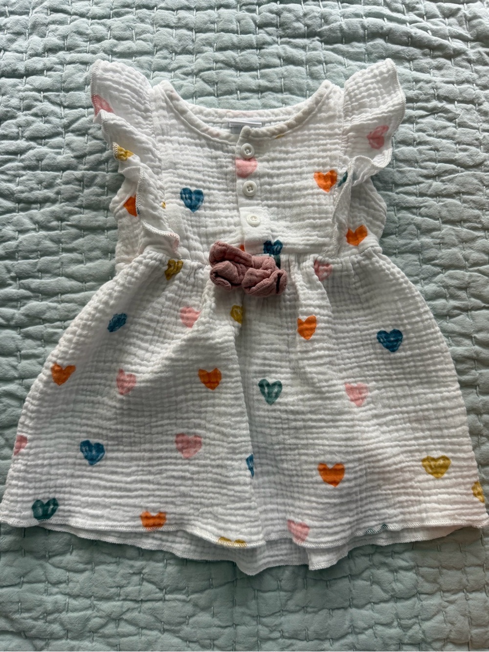 Baby Girl Bundle 5pc Nicole Miller Hanes Carter's 9-12M Floral Spring - Picture 4 of 13
